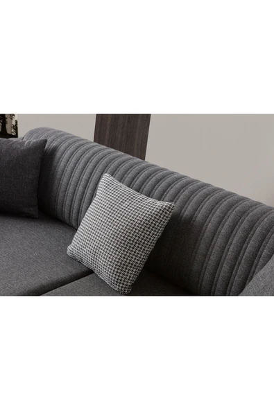 EDSY HOME Galata 3'lü Koltuk Antrasit - 6