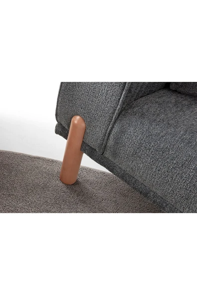 EDSY HOME Armoni 3+3+1 Koltuk Takımı Antrasit - 8