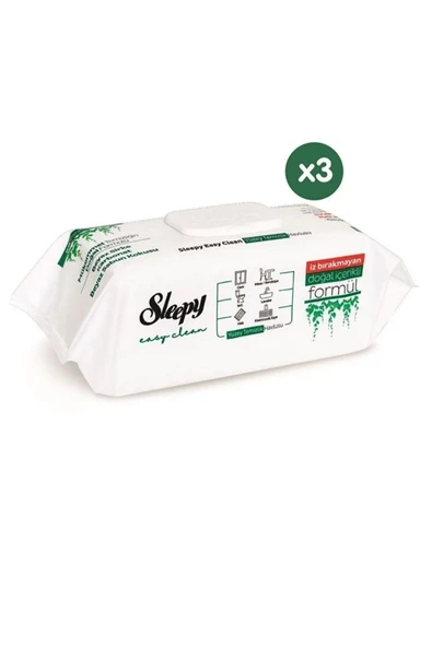 Sleepy Easy Clean Beyaz Sabun 100'lü 3 adet - Resim 3