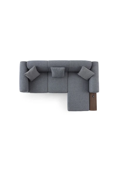 EDSY HOME Drog Köşe Koltuk Takımı Gri - 8