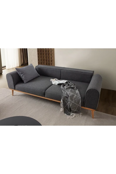 EDSY HOME Rebul 3+1 Koltuk Takımı Antrasit - 4