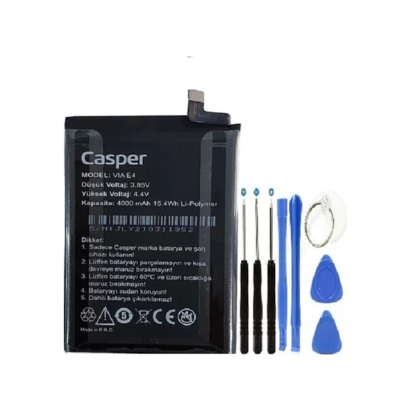 Casper E4 Pil Batarya + Tamir Seti ürün görseli