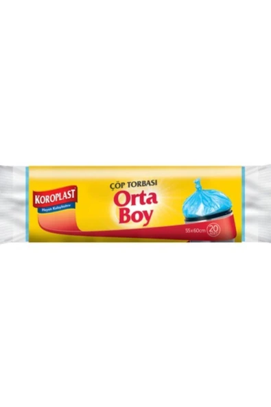 Koroplast Güçlü Çöp Torbası Orta Boy 15 Adet 4lü - 2