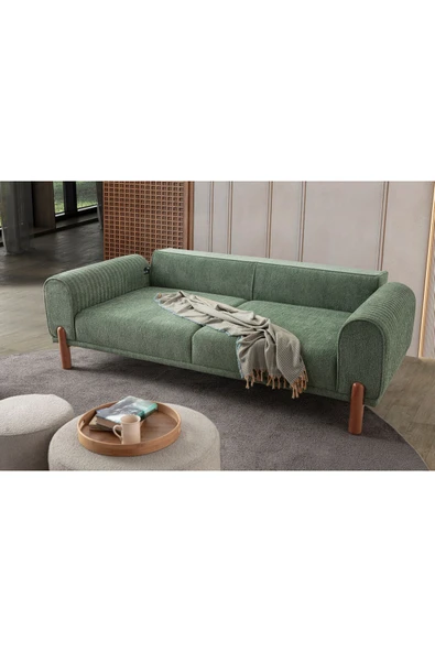 EDSY HOME Armoni 3+3 Koltuk Takımı Yeşil - 4