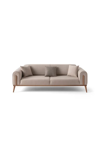 EDSY HOME Riva 3+3+1 Koltuk Takımı Sütlü Kahve - 5
