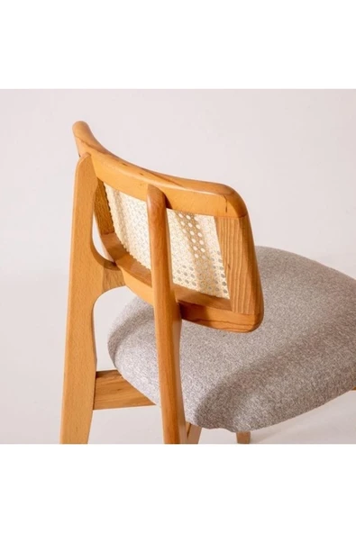 EDSY HOME Holly Natural Hasır Bukle Kumaş - Resim 4