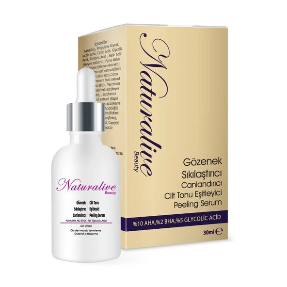 Naturalive Gözenek Sıkılaştırıcı Canlandırıcı Serum 30ml