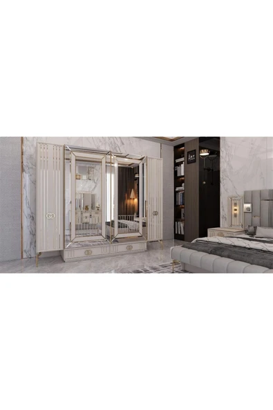 EDSY HOME Arya Gold Yatak Odası Takımı - Resim 3