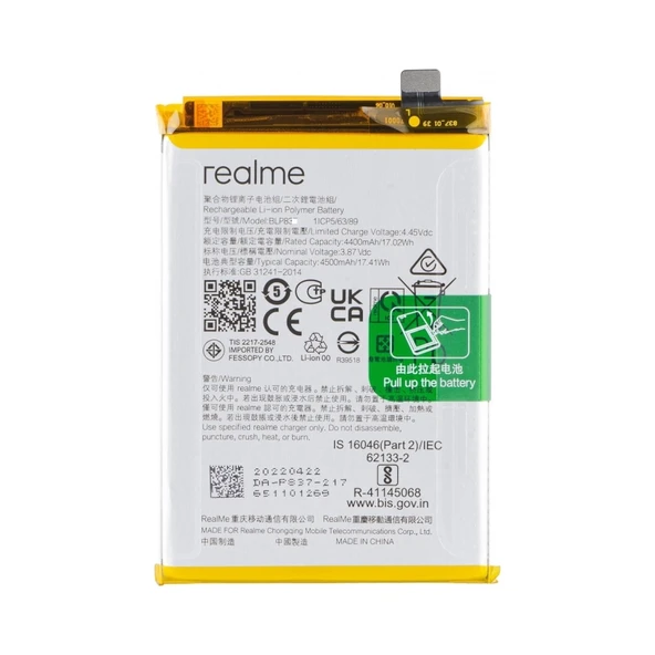 Realme V15 Pil Batarya Blp833 ürün görseli