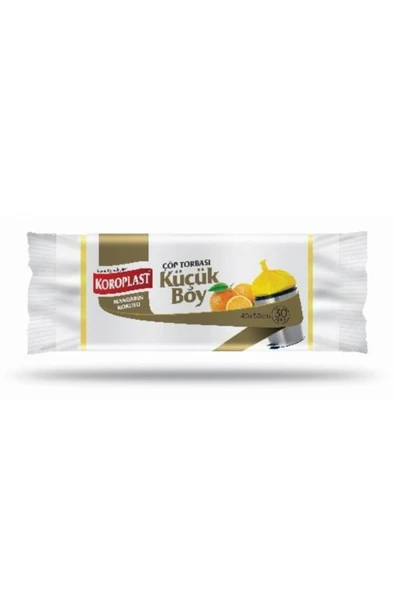 Koroplast Mandarin Kokulu Çöp Torbası Küçük Boy 30'lu