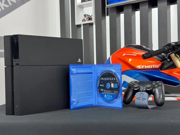 PlayStation 4 Fat 500GB Tek Kol + İnjustice 2 Oyun CD’si (İKİNCİ EL) - 3