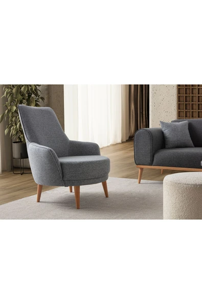 EDSY HOME Rebull 3+3+1+1 Koltuk Takımı Antrasit - 8