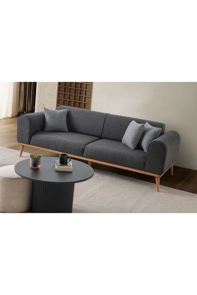 EDSY HOME Rebull 3+3+1+1 Koltuk Takımı Antrasit - 3