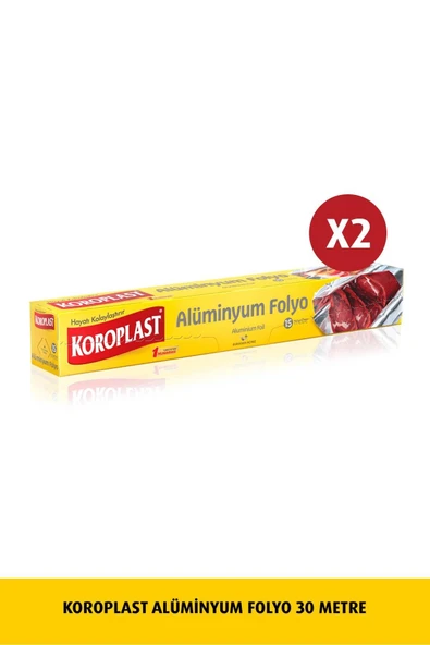Koroplast Alümünyum Folyo 15 metre X 2 Adet