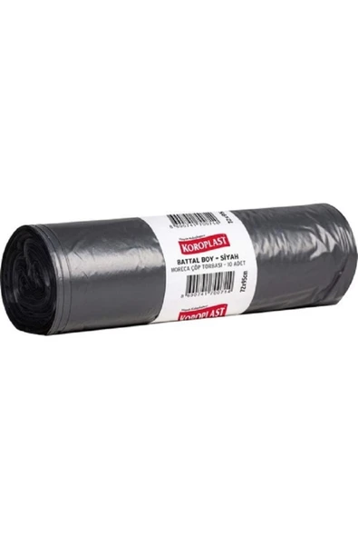 Koroplast Çöp Poşeti Battal Boy Siyah 10 Lu 72 X 95 Cm X 3 Paket - 2