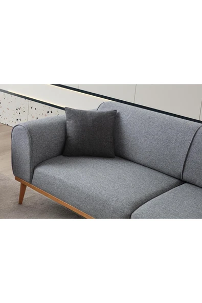 EDSY HOME Rebull 3+3+1+1 Koltuk Takımı Gri Renk - 7