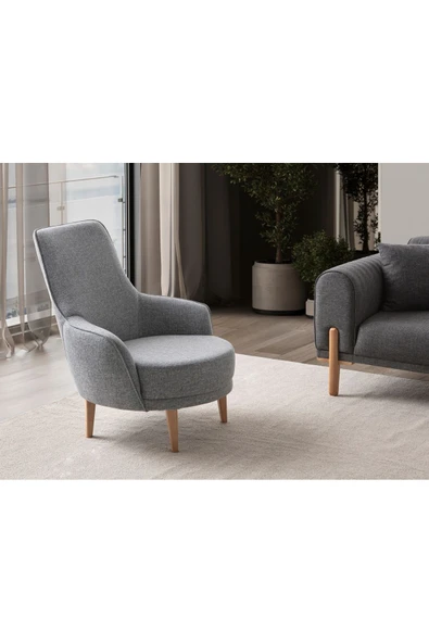 EDSY HOME Galata 3+3+1 Koltuk Takımı Antrasit - 8