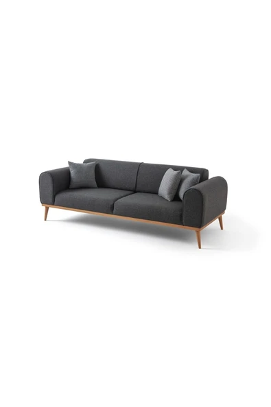 EDSY HOME Rebul 3'lü Koltuk Antrasit - 6
