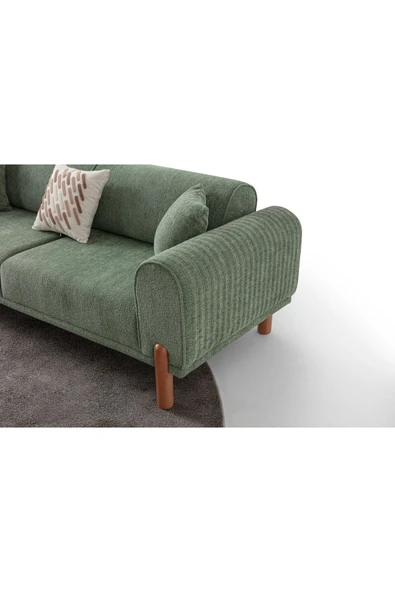 EDSY HOME Armoni 3+3 Koltuk Takımı Yeşil - 6