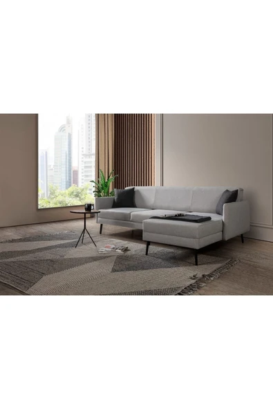 EDSY HOME Palma Köşe Koltuk Takımı Gri - 3