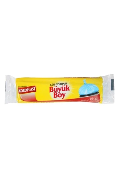 Koroplast Büyük Boy Çöp Torbası 10'lu