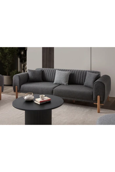 EDSY HOME Galata 3+3+1+1 Koltuk Takımı Antrasit - 4