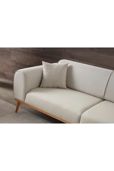 EDSY HOME Rebull 3+3 Koltuk Takımı Krem - 8