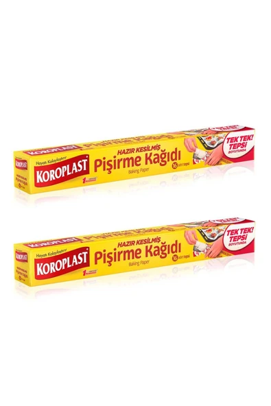 Koroplast Pişirme Kağıdı Hazır Kesilmiş 16'lı X  2 Adet - 2
