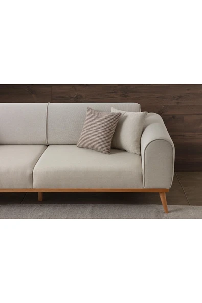 EDSY HOME Rebul 3+1 Koltuk Takımı Bej Renk - 7