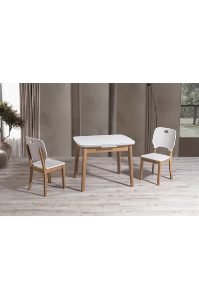 EDSY HOME Suna 4 Sandalyeli Masa Takımı