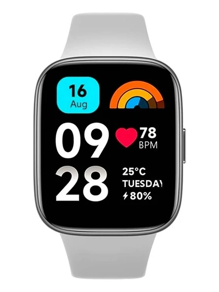 Xiaomi Redmi Watch 3 Active Gri Akıllı Saat (Sesli Görüşme) (Kutu Hasarlı)
