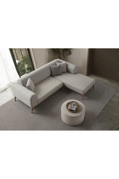 EDSY HOME Rebull Köşe Koltuk Takımı Krem - 4