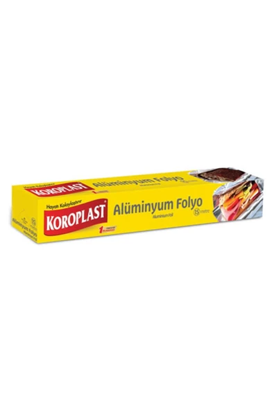 Koroplast Alüminyum Folyo 15 Metre 1 Adet