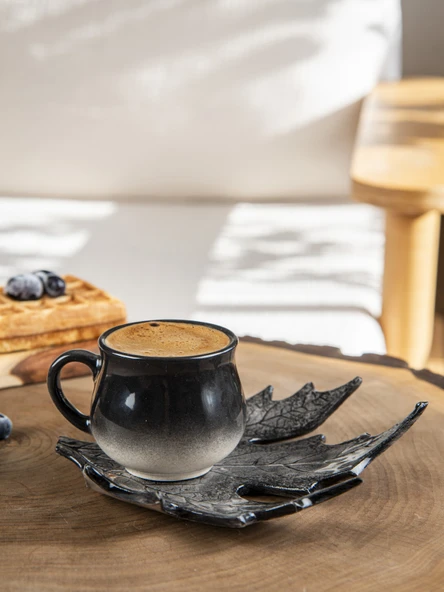 Çınar Handmade Kahve Fincanı Siyah -150 ml. - 3