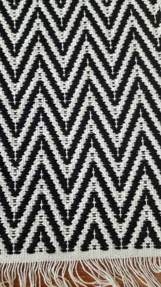 Pamuklu Cotton Kilim Çift Taraflı Yıkanabilir Dekoratif (80x150) - 3