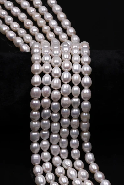 İnci Doğal Taş Dizi 6 x 8 mm Özel Kesim ürün görseli