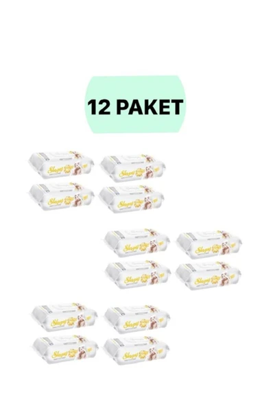 Sleepy Sensitive 90 Yaprak 12'li Paket Islak Mendil & Havlu ürün görseli