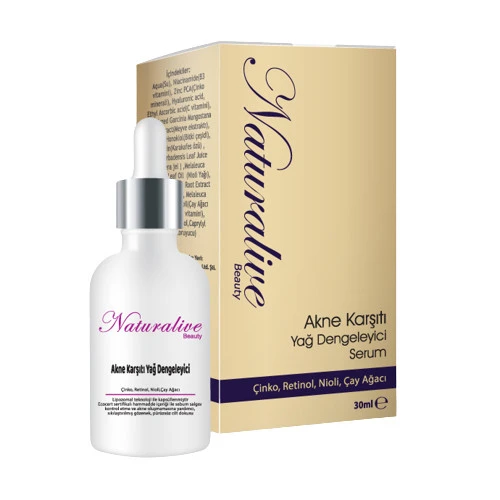 Naturalive Akne Karşıtı Yağ Dengeleyici Serum 30ml