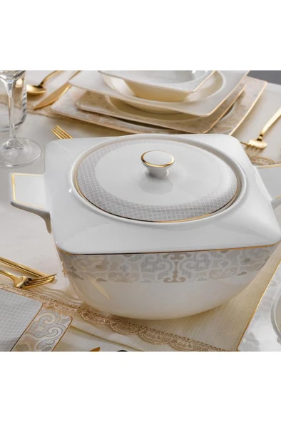 Glamor Point Yemek Takımı 60 Parça-beyaz - 7