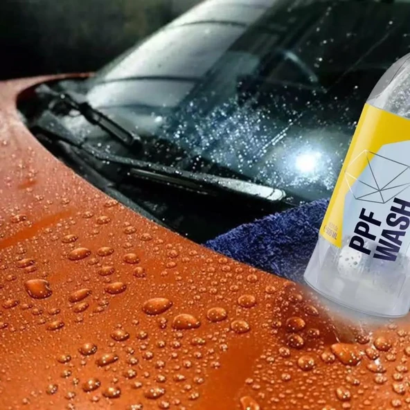 GYEON Q²M PPF Wash PPF Folyo Kaplı Araçlara Özel Yıkama Şampuanı - 500 ml -Demir Tozu Sökücü - 3