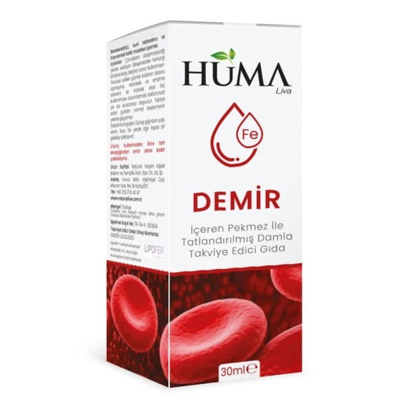 Naturalive Pekmezli Demir Damla 30ml