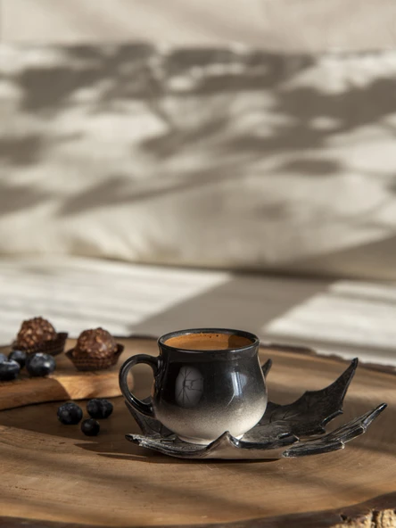 Çınar Handmade Kahve Fincanı Siyah -150 ml. - 2
