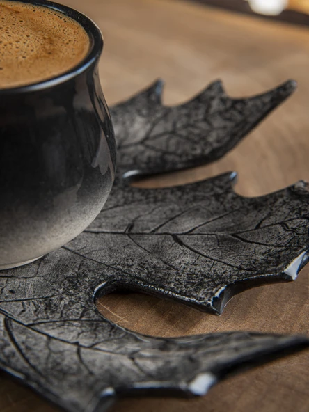 Çınar Handmade Kahve Fincanı Siyah -150 ml. - 4