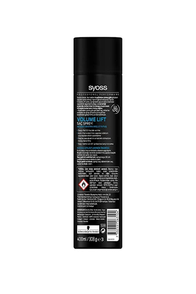 Syoss Volume Lift Saç Spreyi 400 ml x 2 Adet - 4