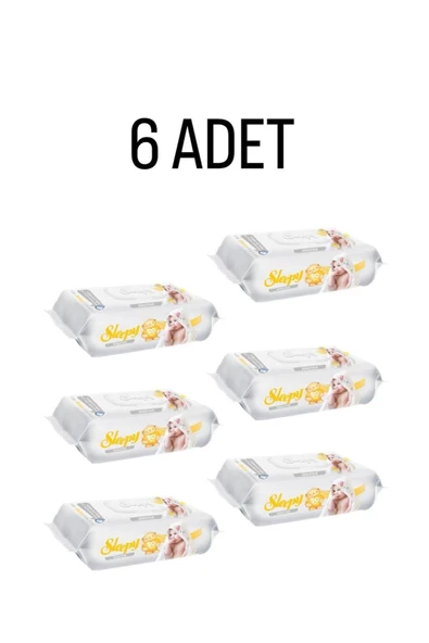 Sleepy Sensitive Islak Havlu 6x90 lı 6 Paket 540 Yaprak ürün görseli