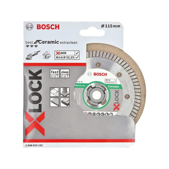 Bosch PRO Ceramic X-LOCK Elmas Kesme 115mm - 2