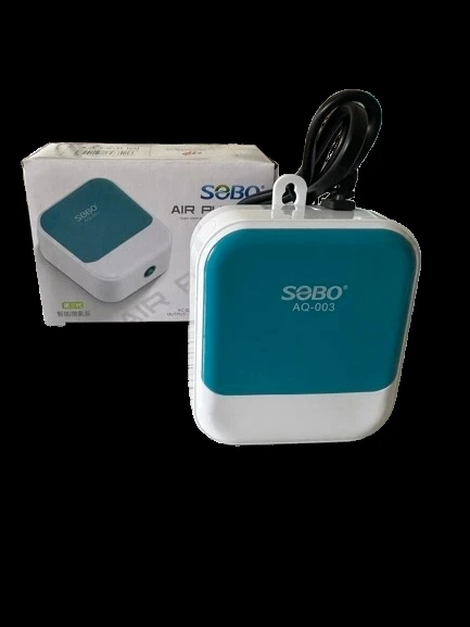 Sobo Sessiz Tek Çıkışlı Akvaryum Hava Motoru 3W. 3 Lt/dk A-Q-003