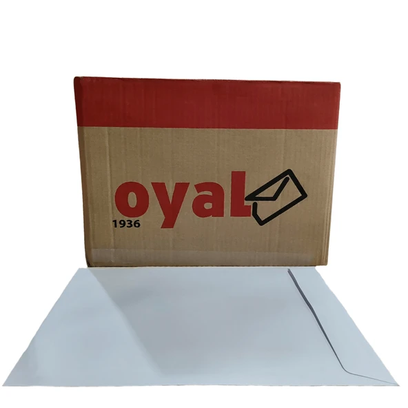 Oyal Beyaz Torba Zarf 24x32 110 Gr Silikonlu 250'Li Paket