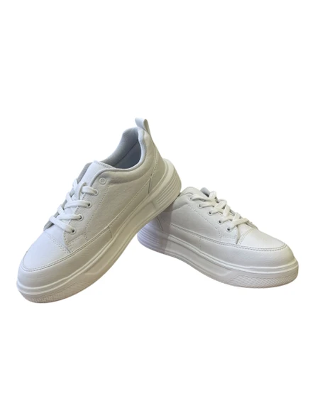 Kadın Bez Tabanlı Spor Ayakkabı - Resim 4