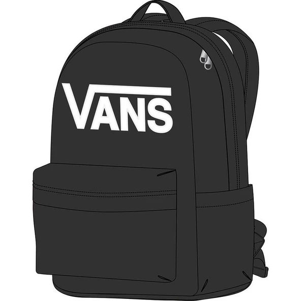Vans Old Skool Drop V Backpack Unisex Sırt Çantası VN000H4ZBLK1 - Resim 11